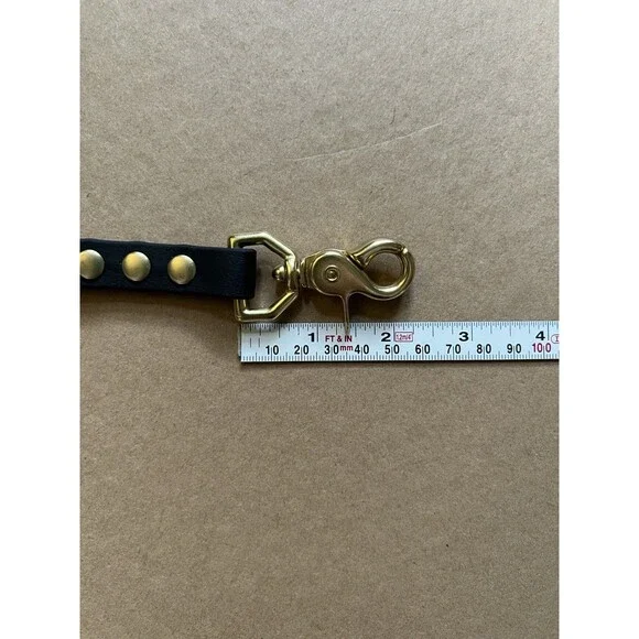 7’ Biothane Standard Dog Leash w/Traffic Handle 5/8" wide Brass Trigger Snap USA - Picture 5 of 7